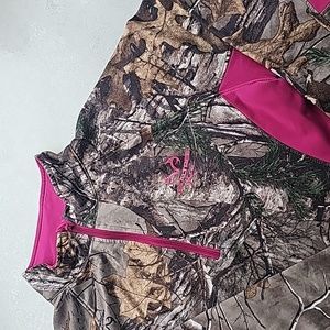 Real Tree Camo Hot Pink Pullover
